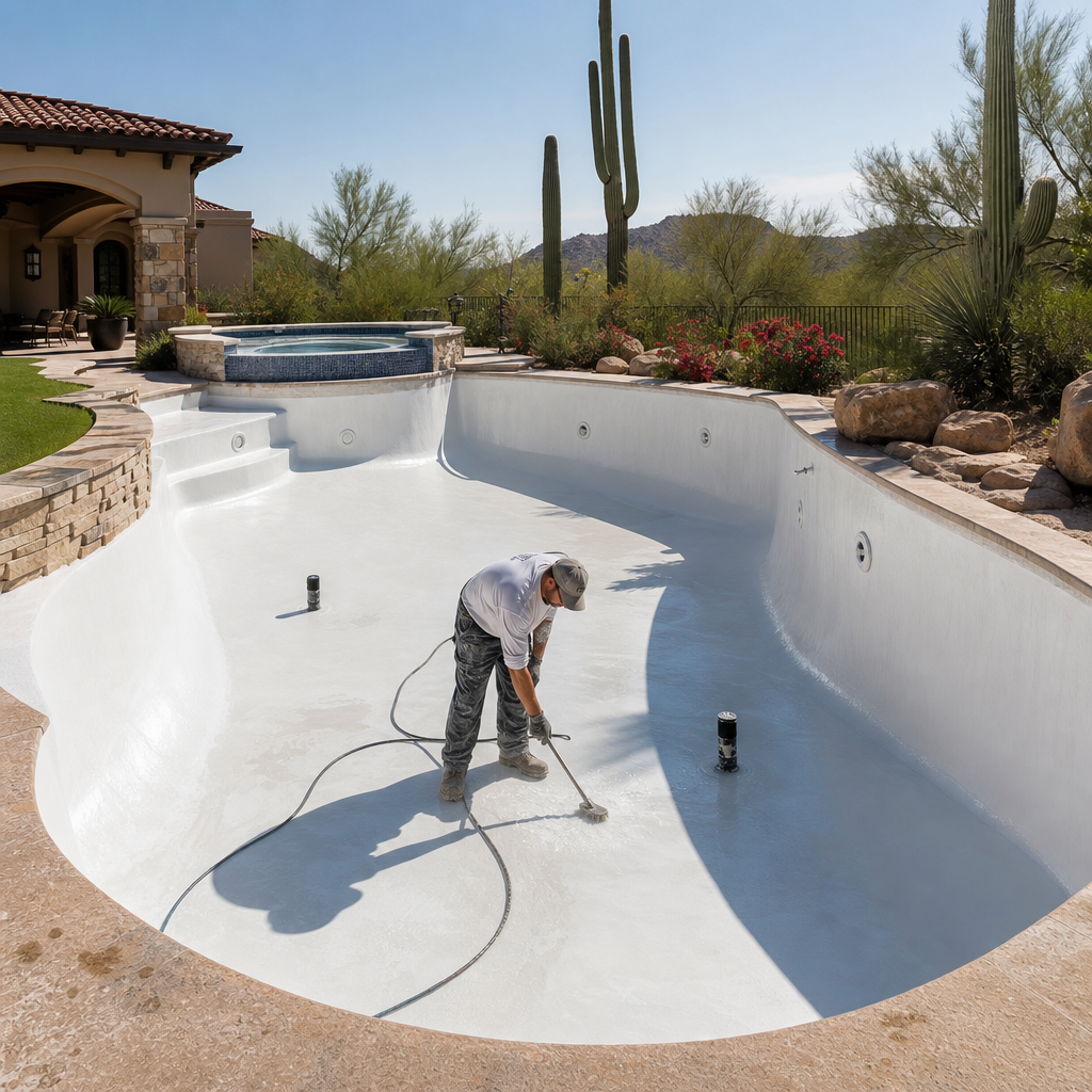 Pool Acid Wash in Scottsdale, AZ